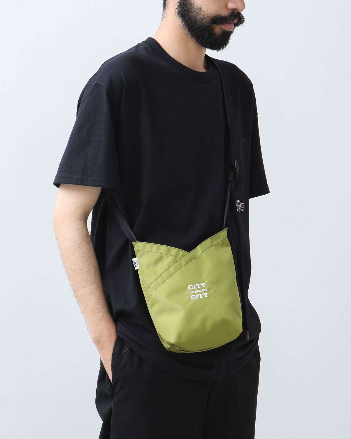 AZUMA SHOULDER BAG NYLON OXFORD for CITY COUNTRY CITY