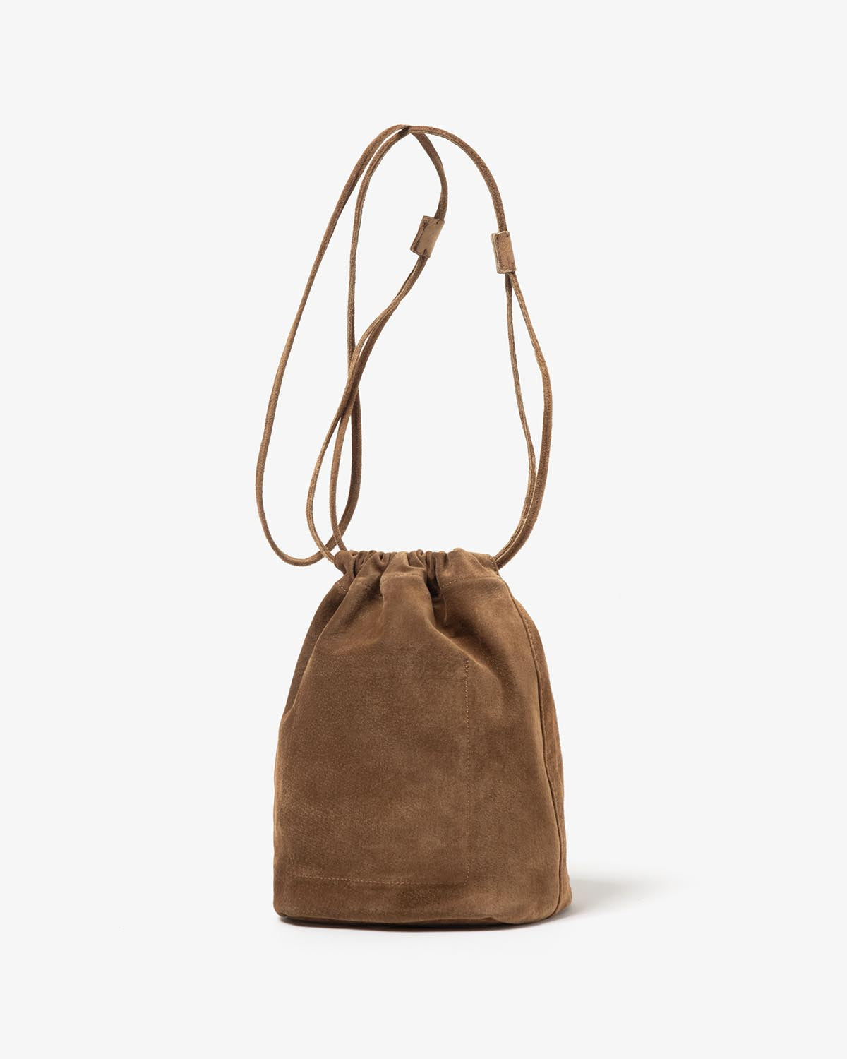 DRAWSTRING POUCH PIG SUEDE