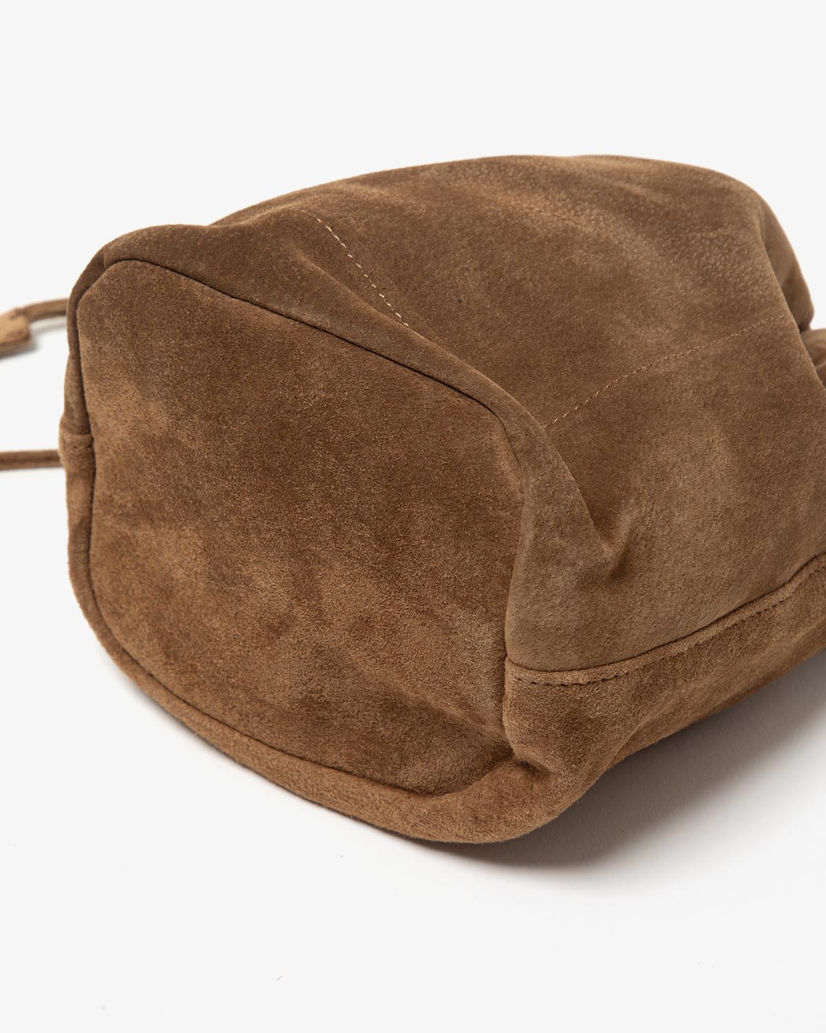 DRAWSTRING POUCH PIG SUEDE