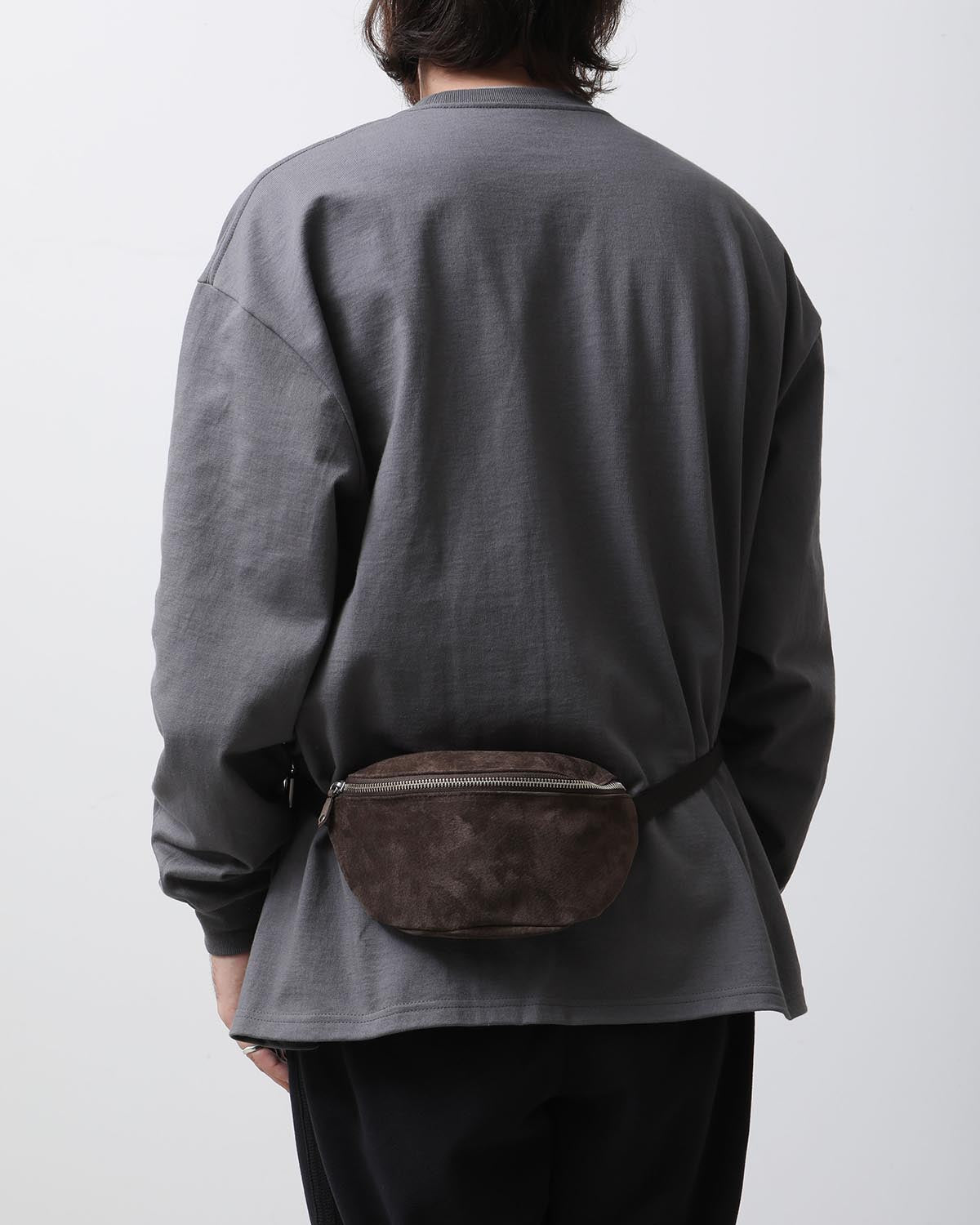 WAIST POUCH PIG SUEDE