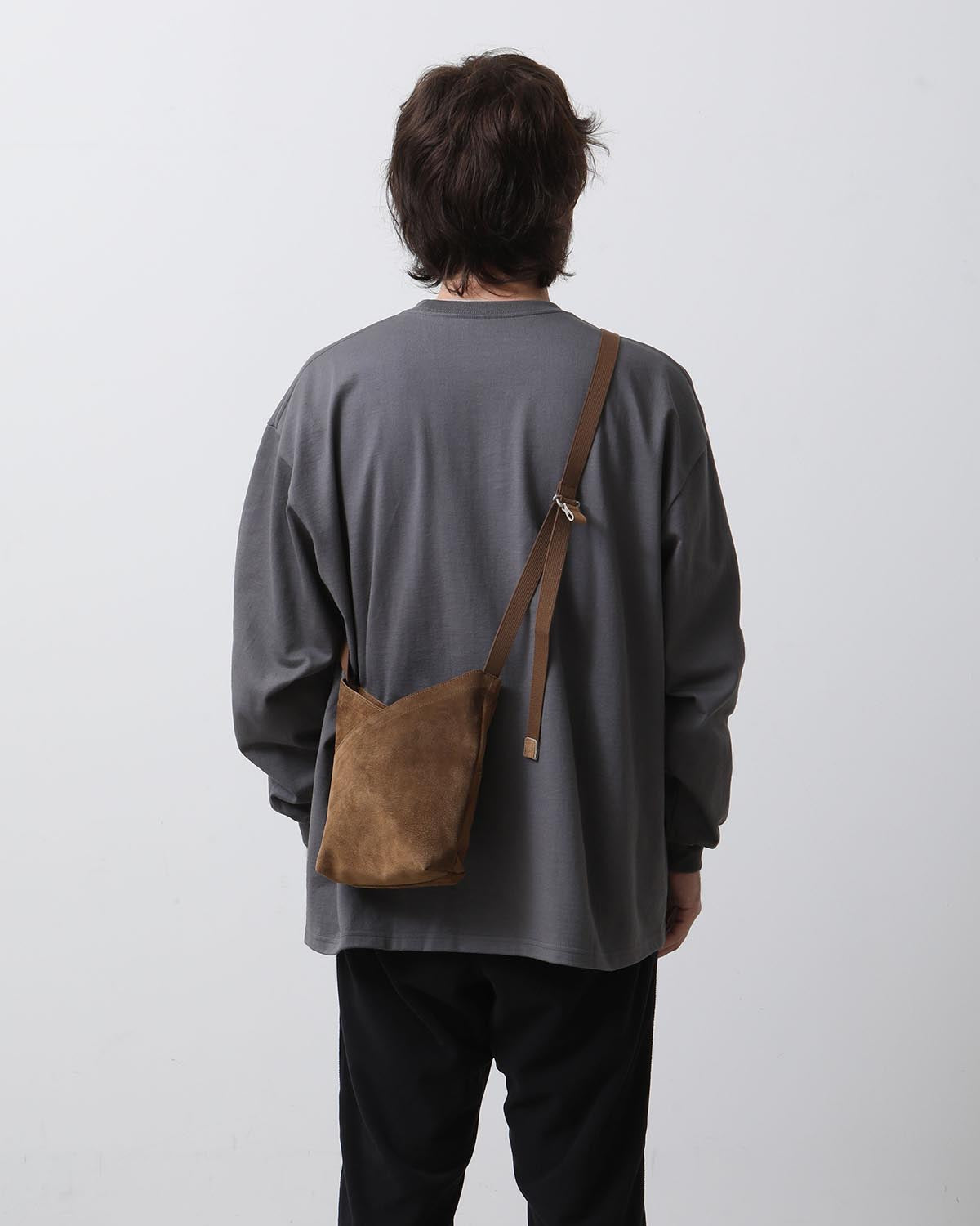 AZUMA SHOULDER BAG S PIG SUEDE