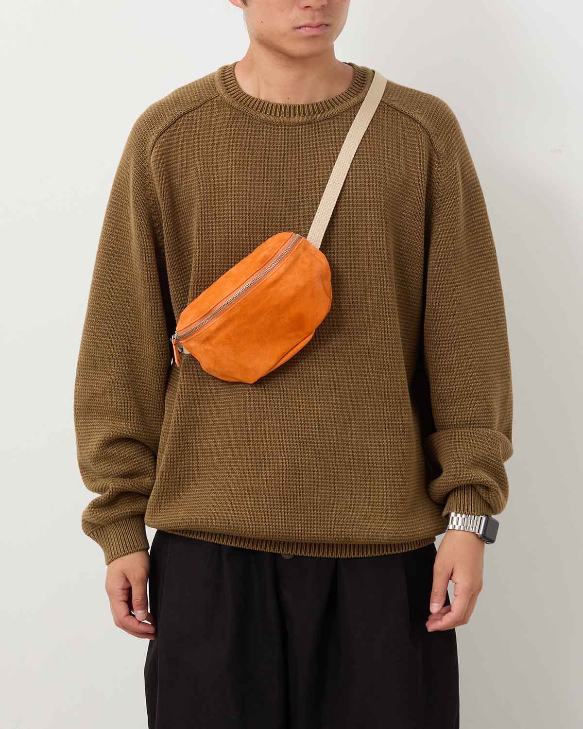 WAIST POUCH PIG SUEDE