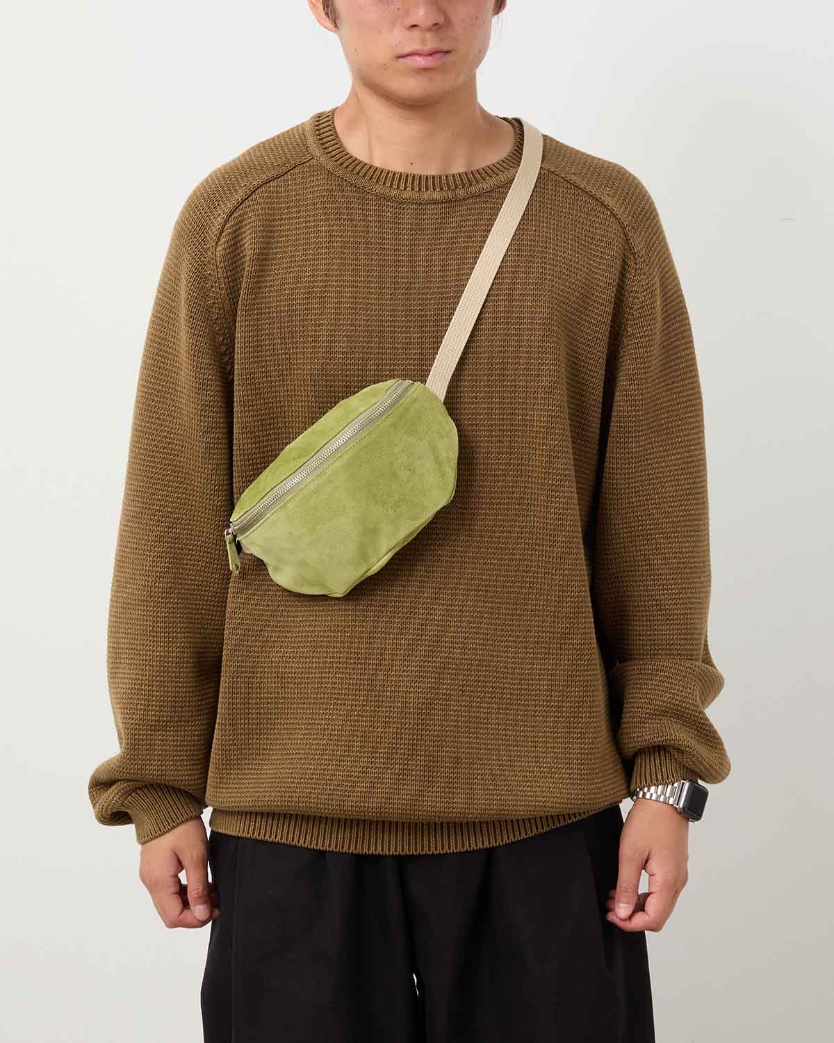 WAIST POUCH PIG SUEDE