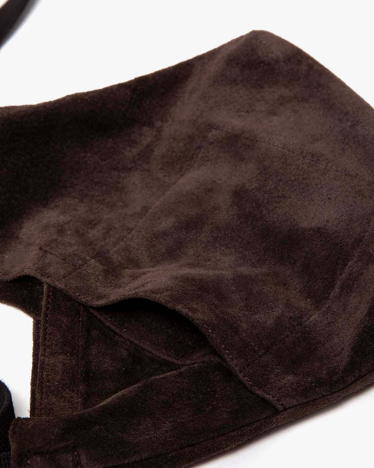 AZUMA SHOULDER BAG S PIG SUEDE