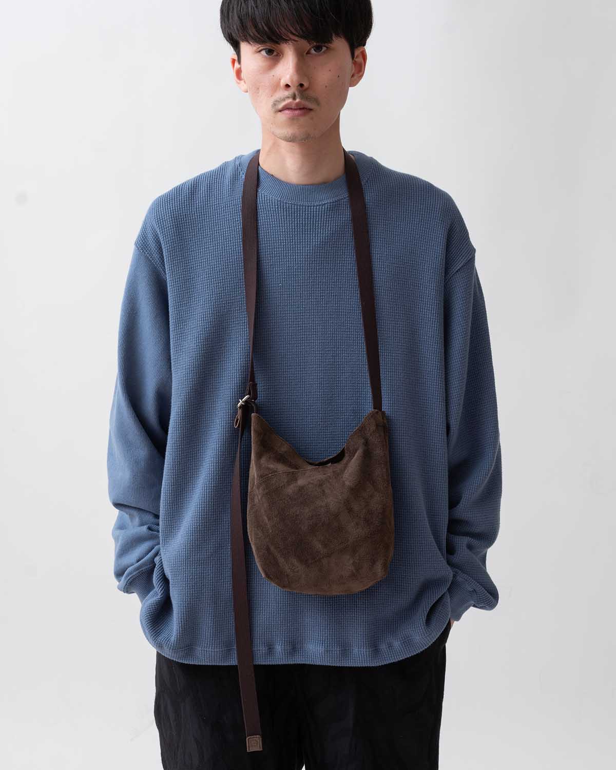 AZUMA SHOULDER BAG S PIG SUEDE