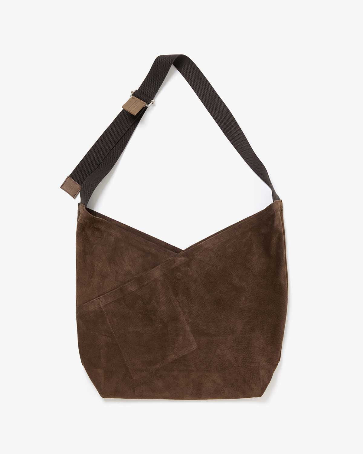 AZUMA SHOULDER BAG M PIG SUEDE