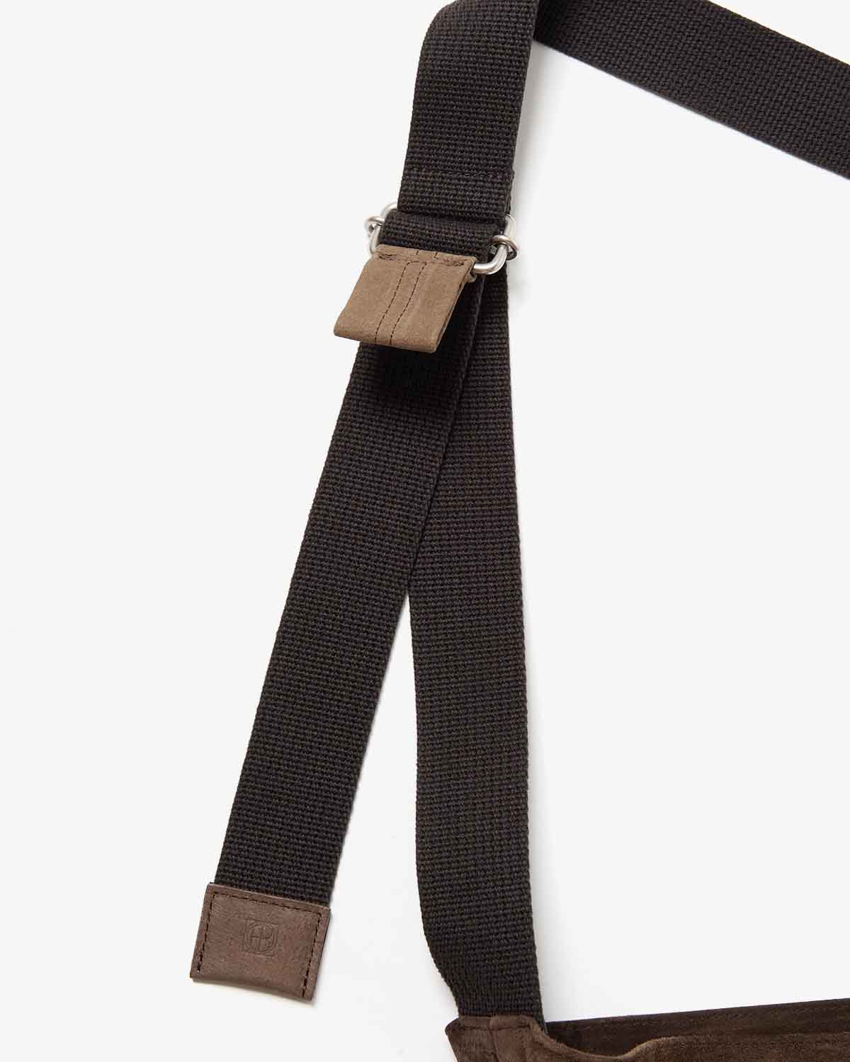 AZUMA SHOULDER BAG M PIG SUEDE