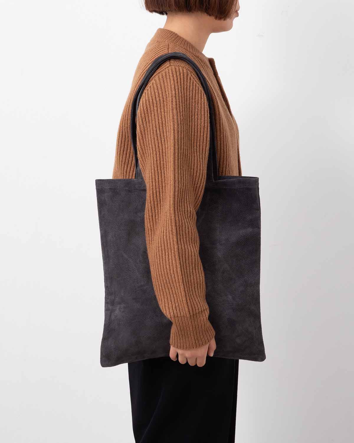 STROLL TOTE BAG PIG SUEDE