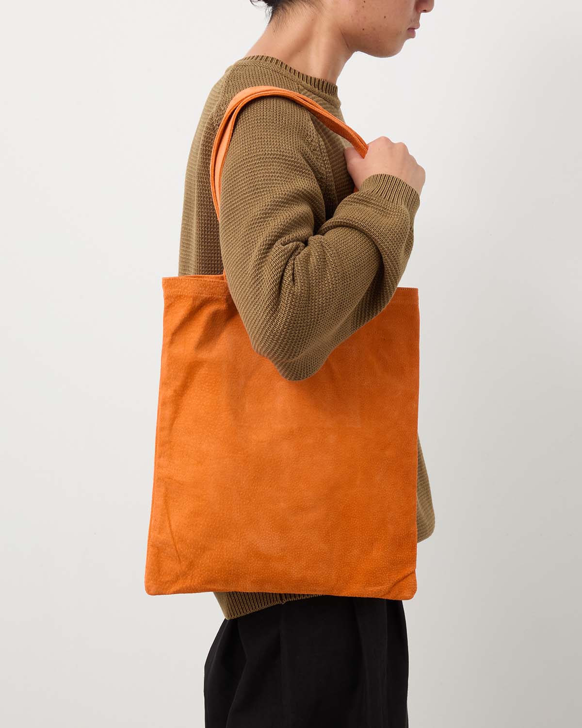 STROLL TOTE BAG PIG SUEDE