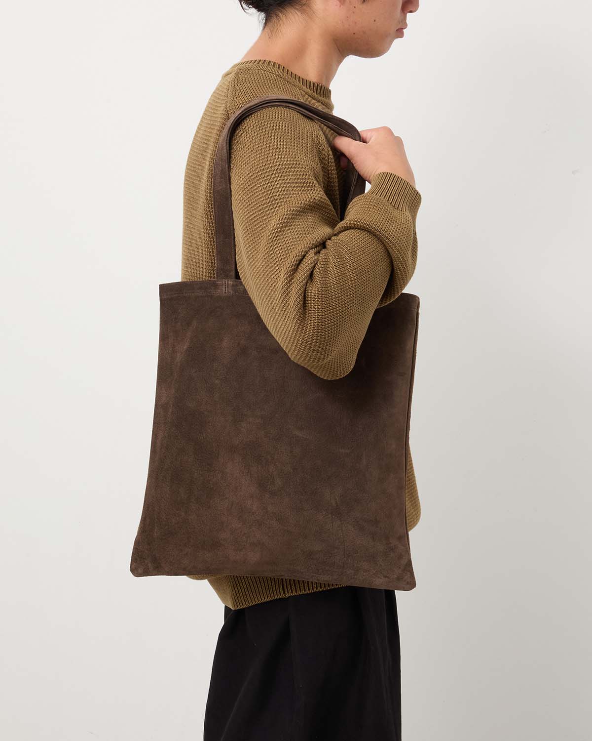 STROLL TOTE BAG PIG SUEDE