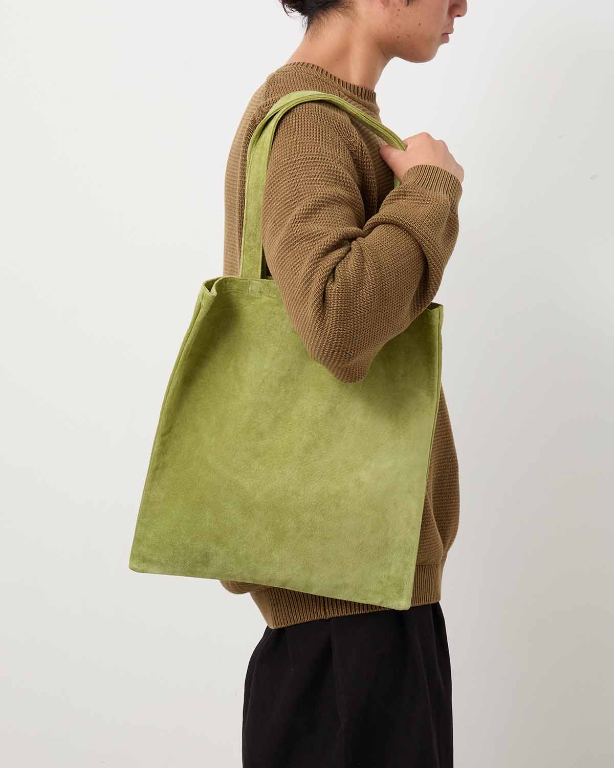STROLL TOTE BAG PIG SUEDE