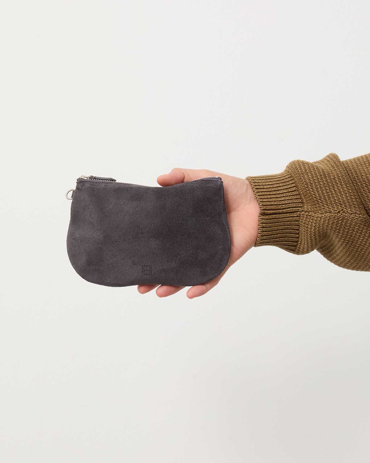 UTILITY CASE M PIG SUEDE