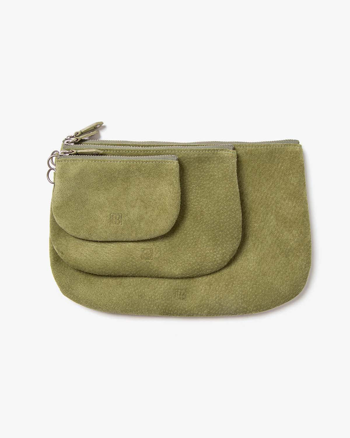 UTILITY CASE M PIG SUEDE