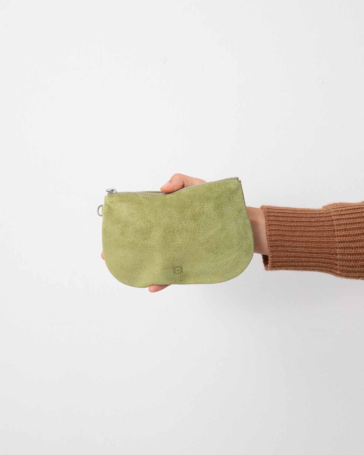 UTILITY CASE M PIG SUEDE