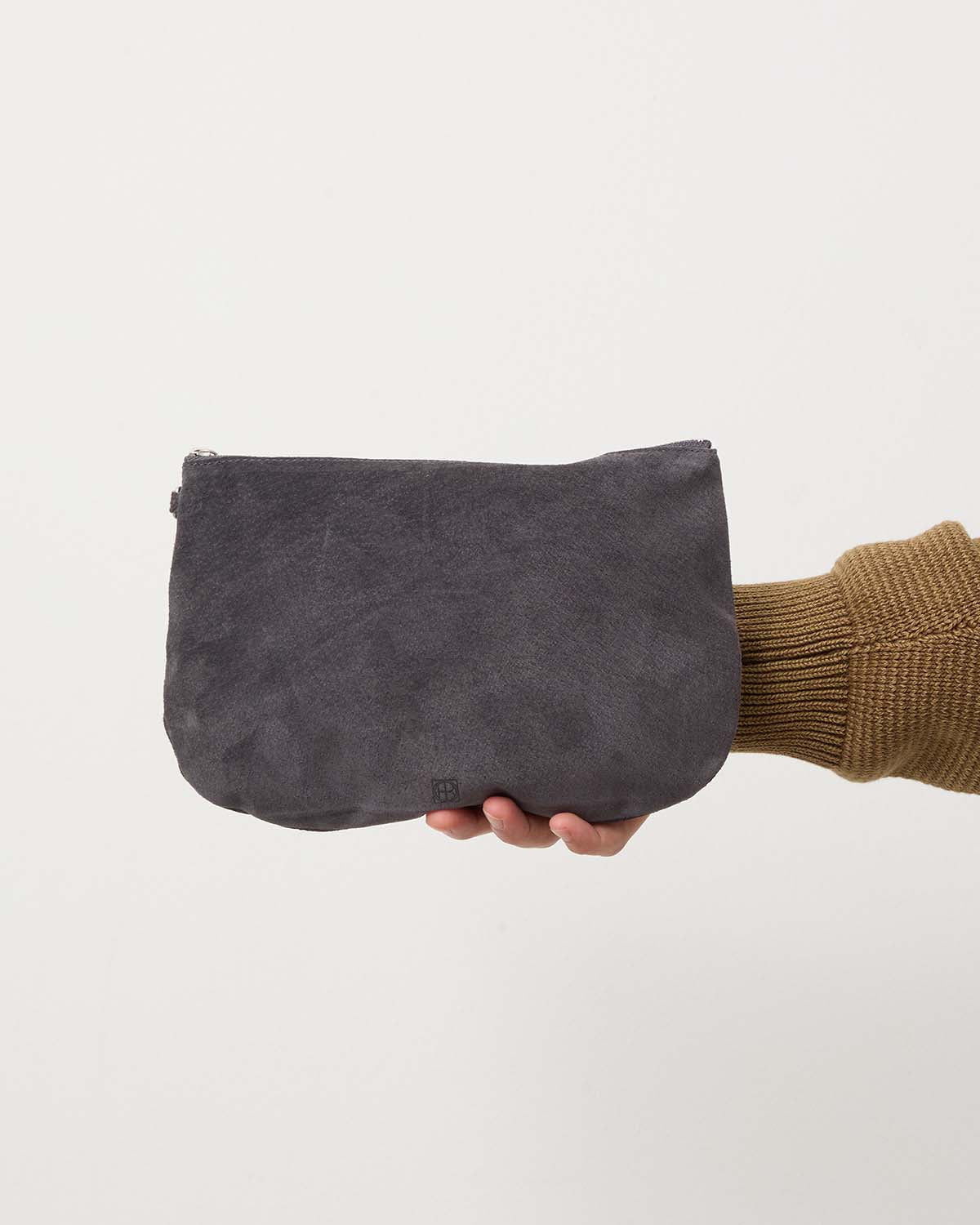 UTILITY CASE L PIG SUEDE