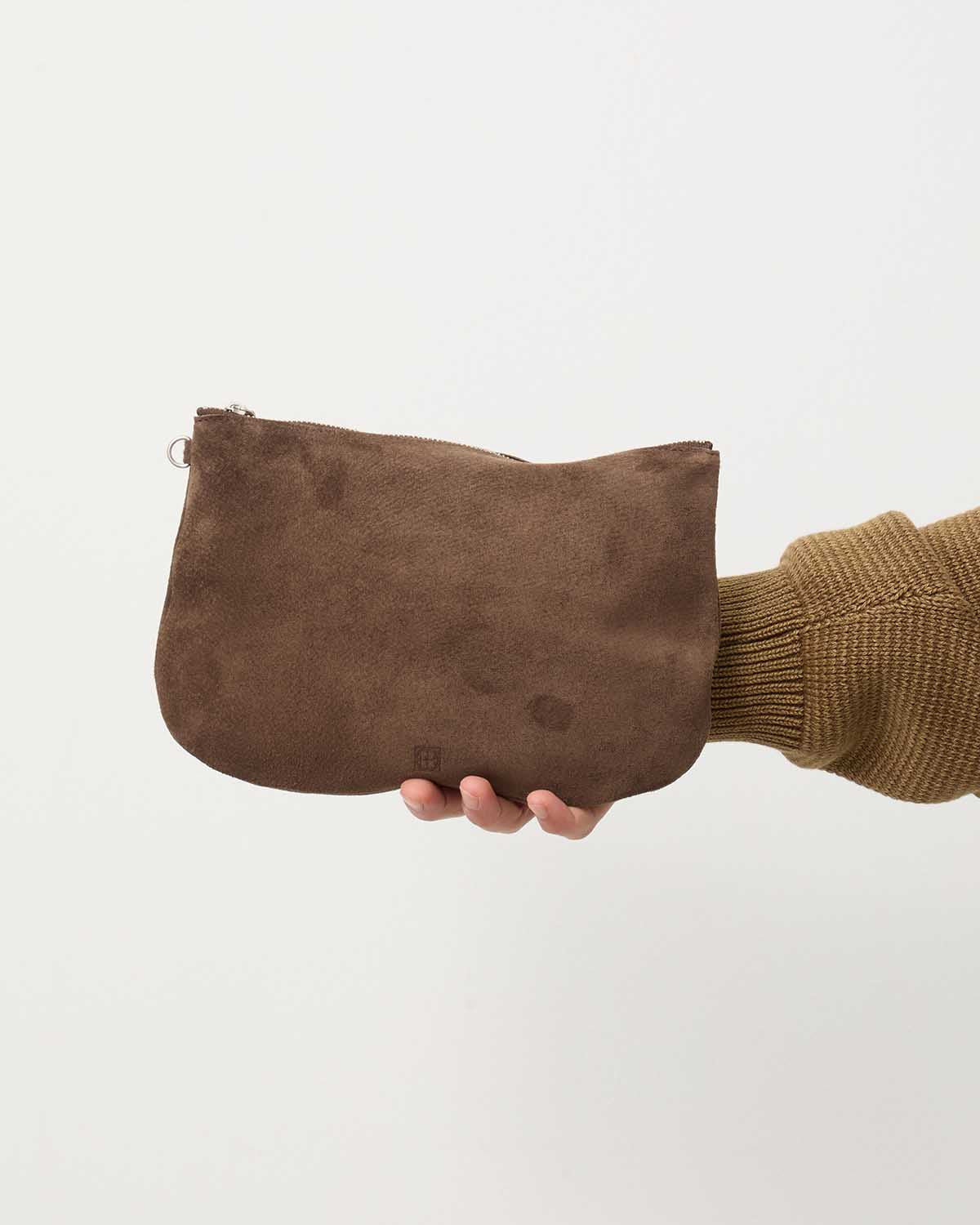 UTILITY CASE L PIG SUEDE