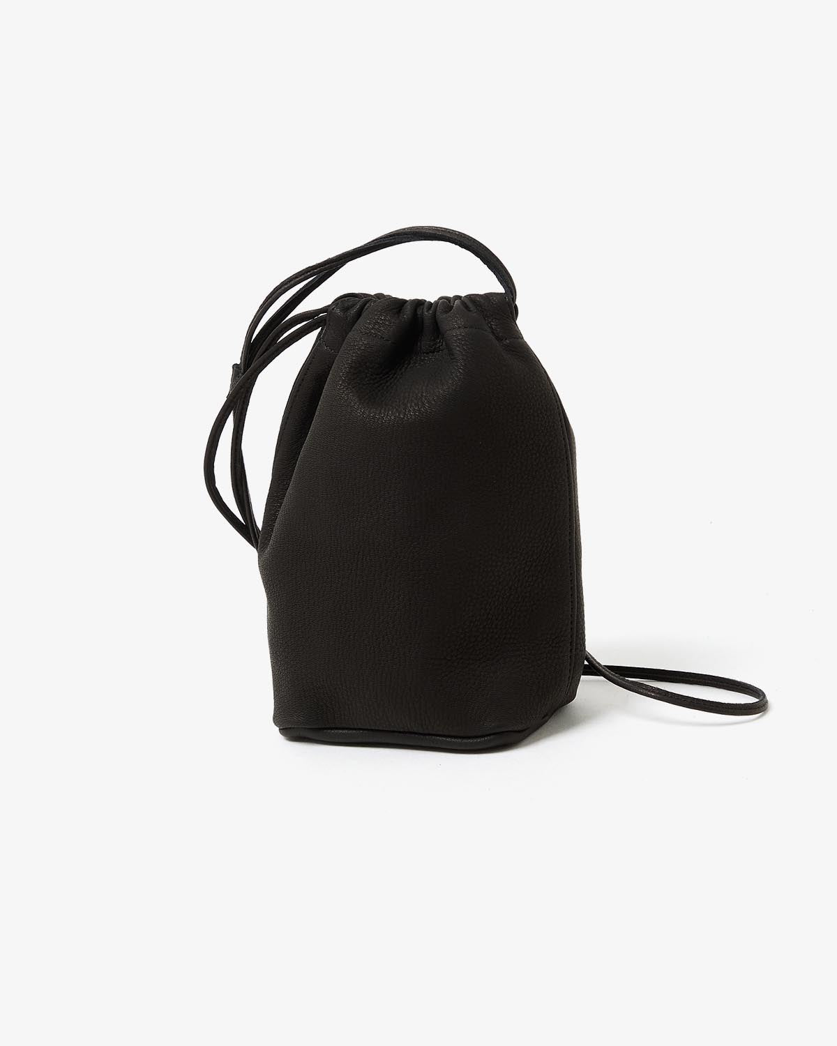 DRAWSTRING POUCH DEER LEATHER