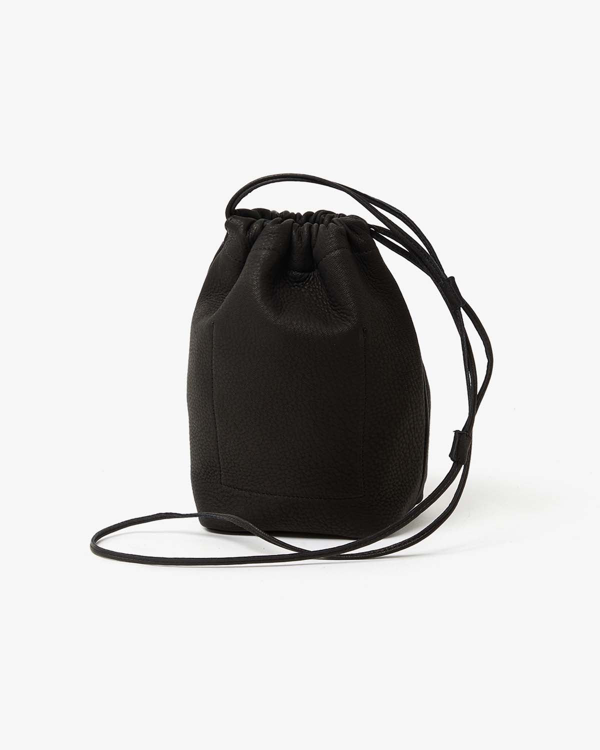 DRAWSTRING POUCH DEER LEATHER