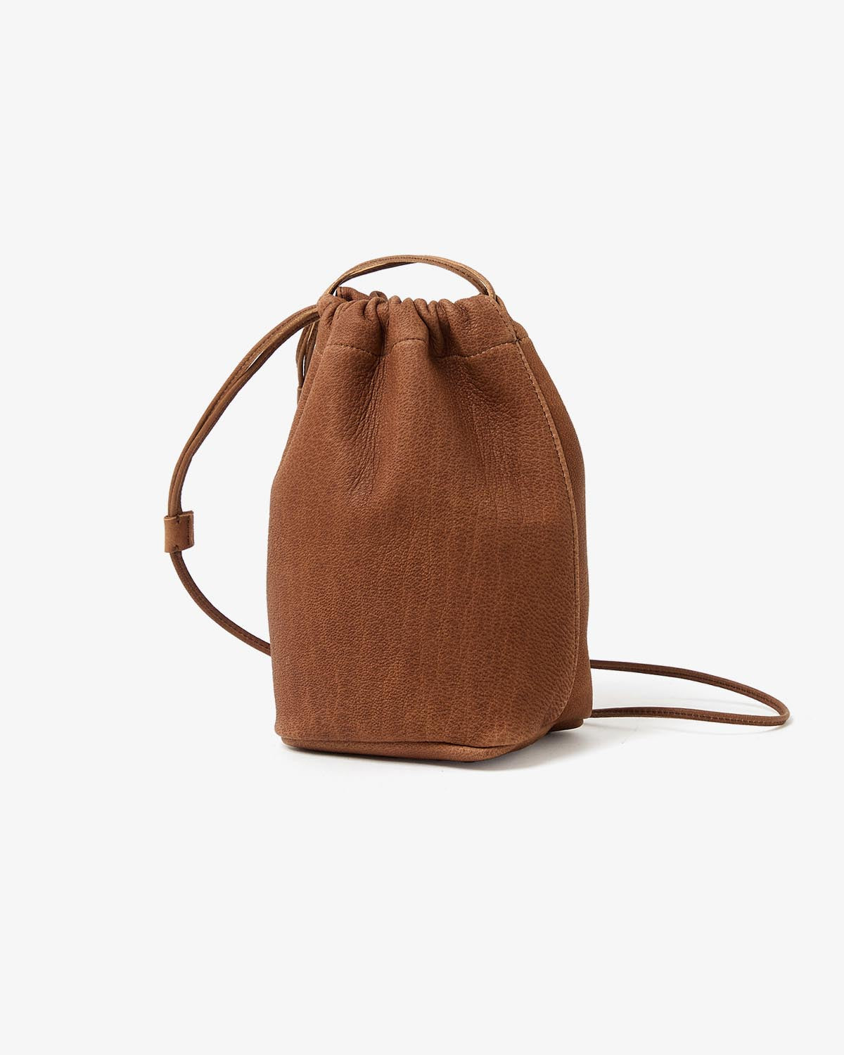 DRAWSTRING POUCH DEER LEATHER