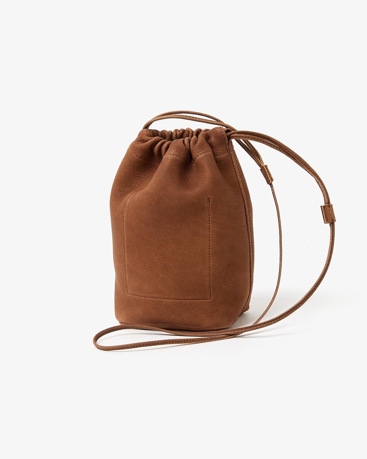 DRAWSTRING POUCH DEER LEATHER