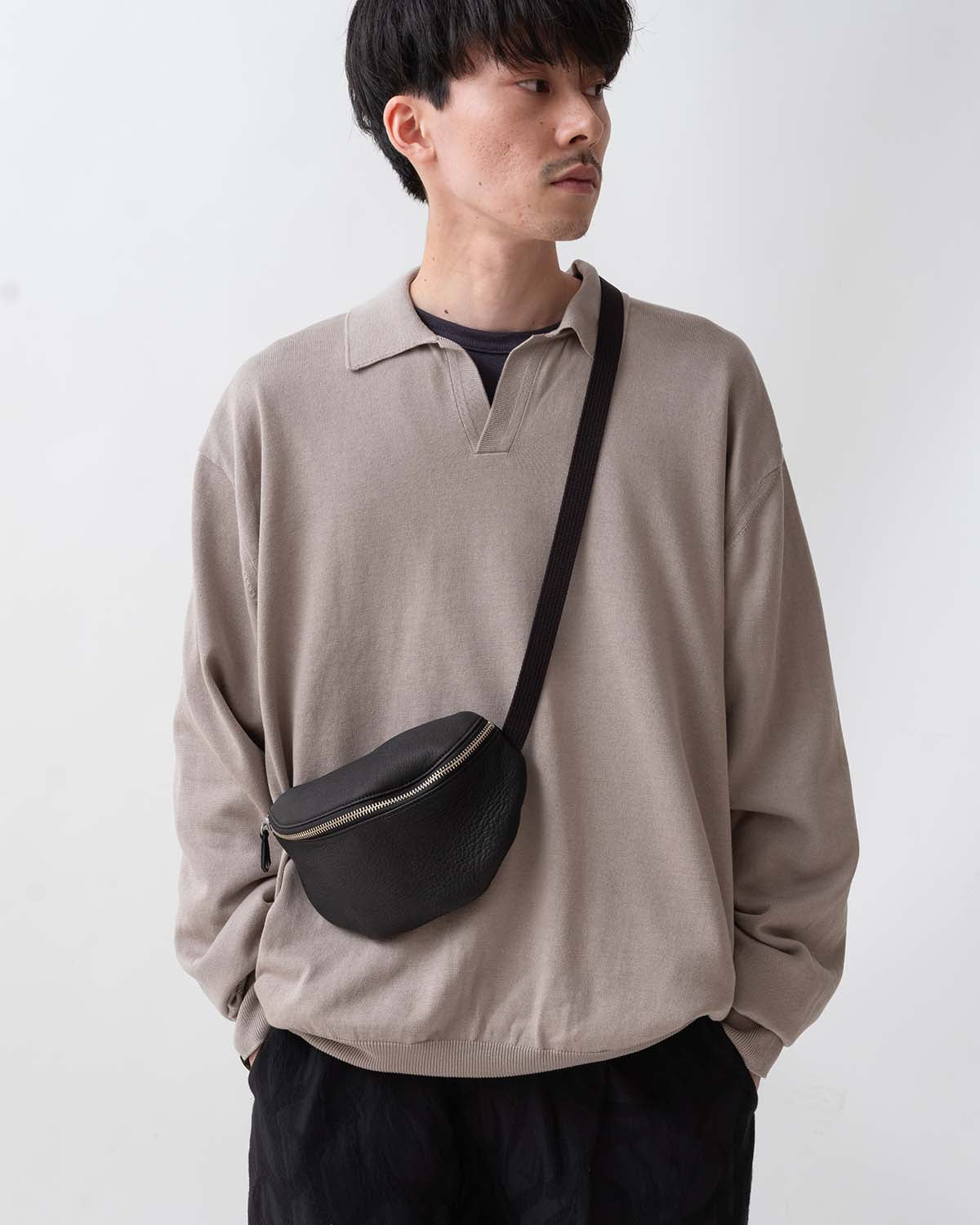 WAIST POUCH DEER LEATHER