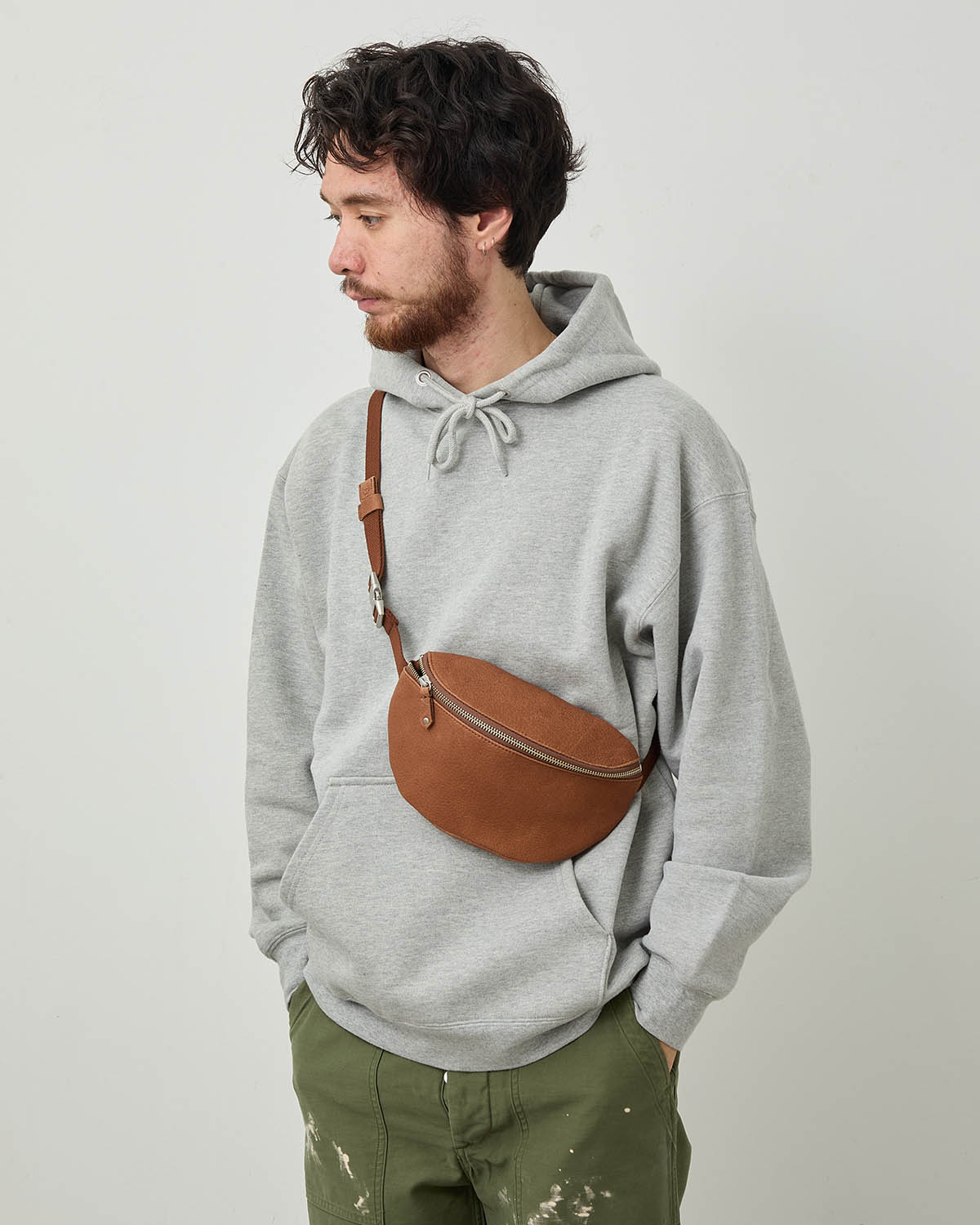 WAIST POUCH DEER LEATHER