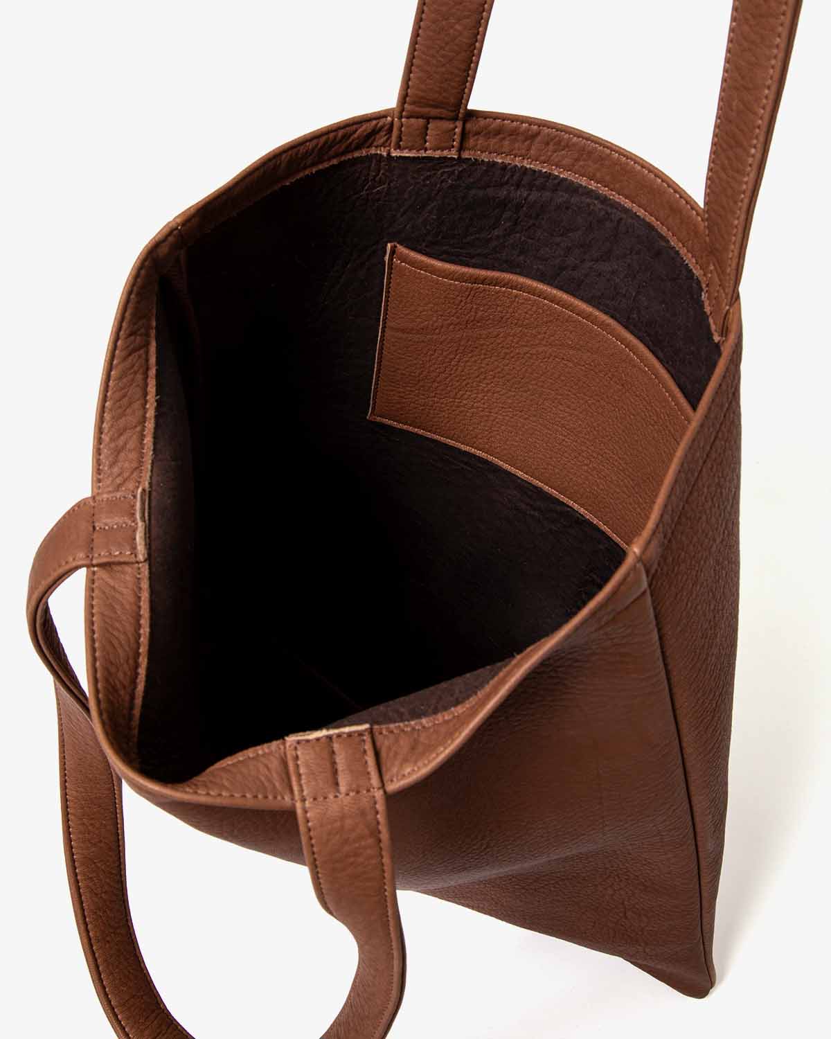 STROLL TOTE BAG DEER LEATHER