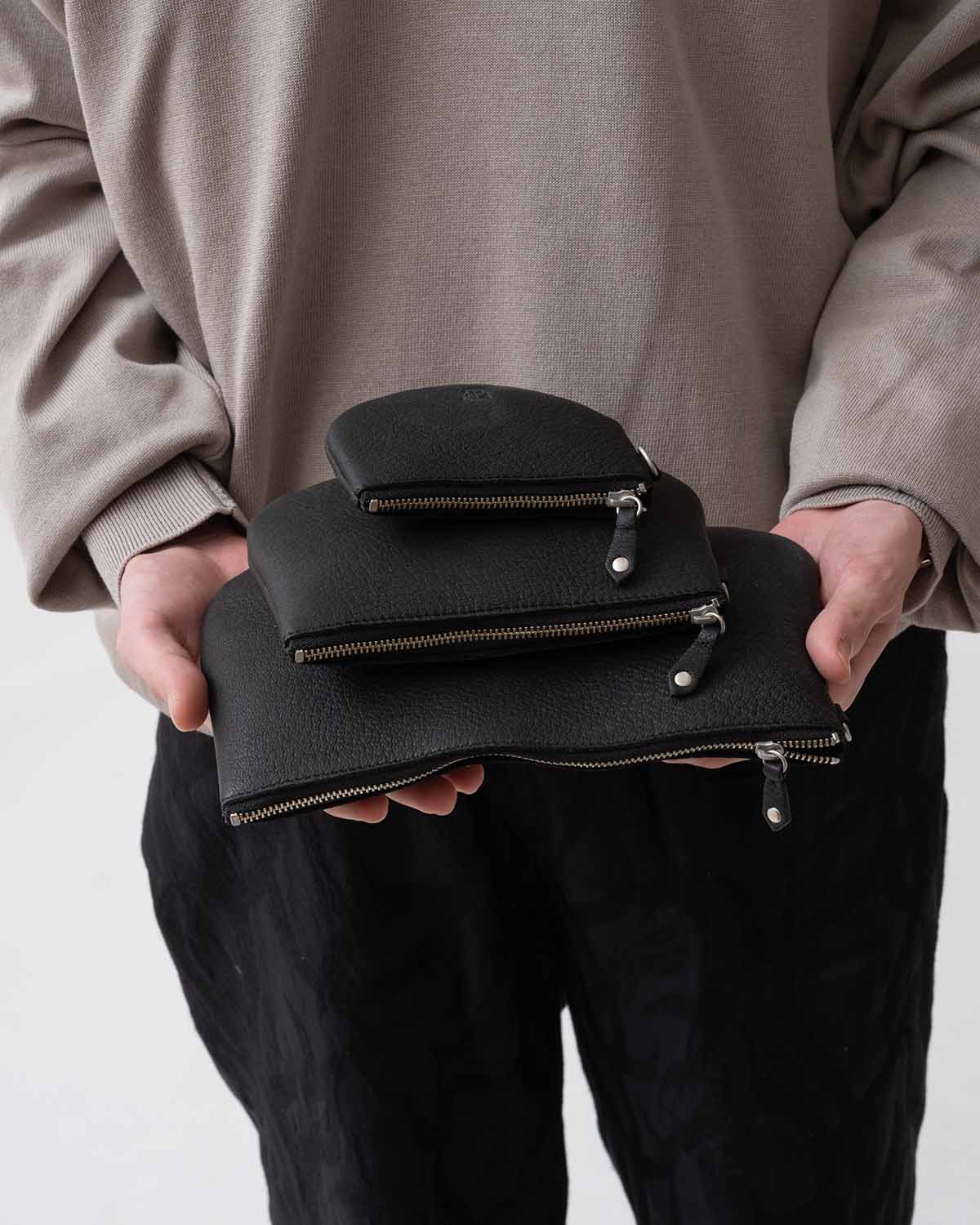 UTILITY CASE L DEER LEATHER