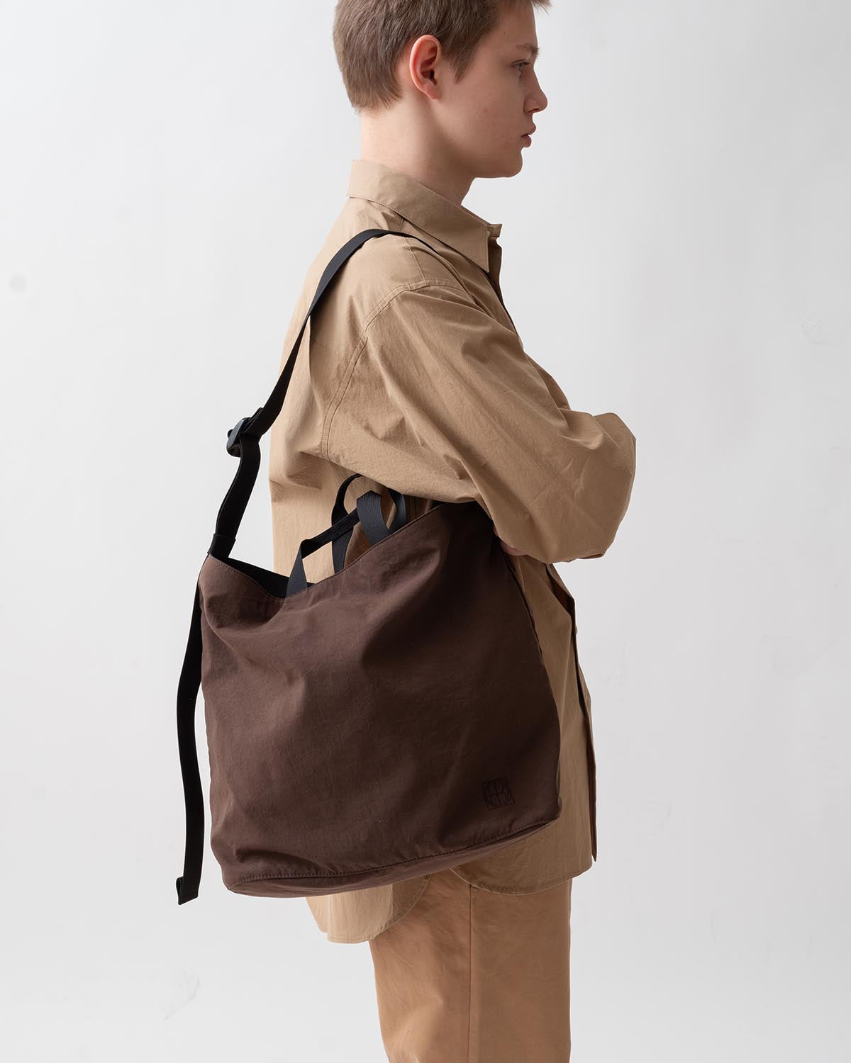 2WAY TOTE BAG NYLON OXFORD ONIBEGIE® DYED