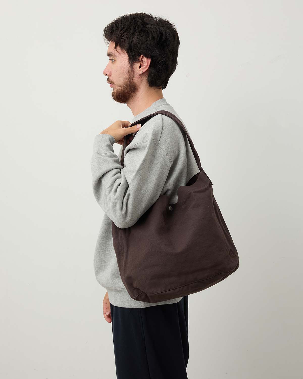 SHOULDER BAG COTTON DUCK CANVAS