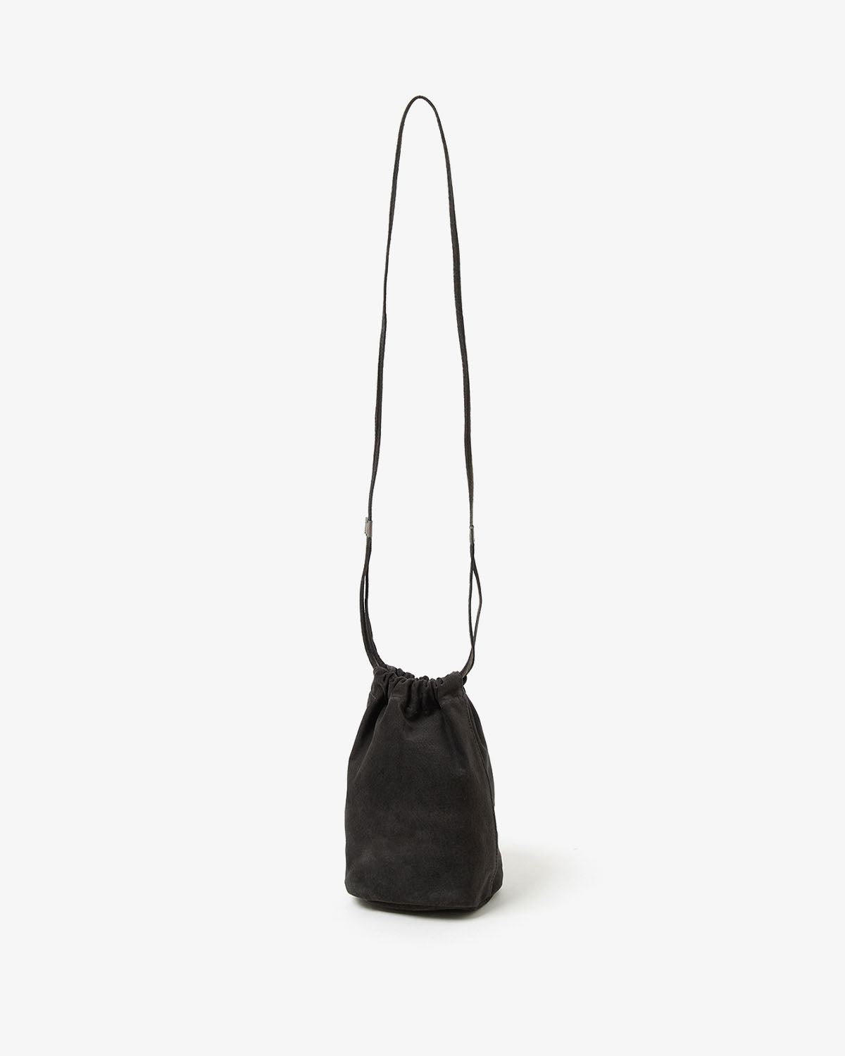 DRAWSTRING POUCH PIG SUEDE