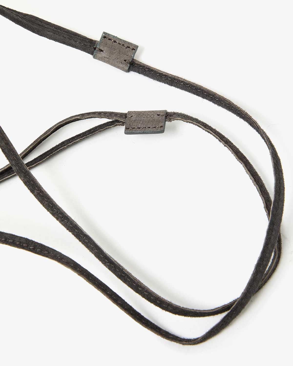 DRAWSTRING POUCH PIG SUEDE