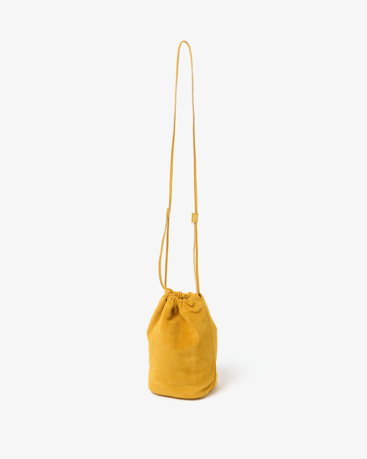 DRAWSTRING POUCH PIG SUEDE