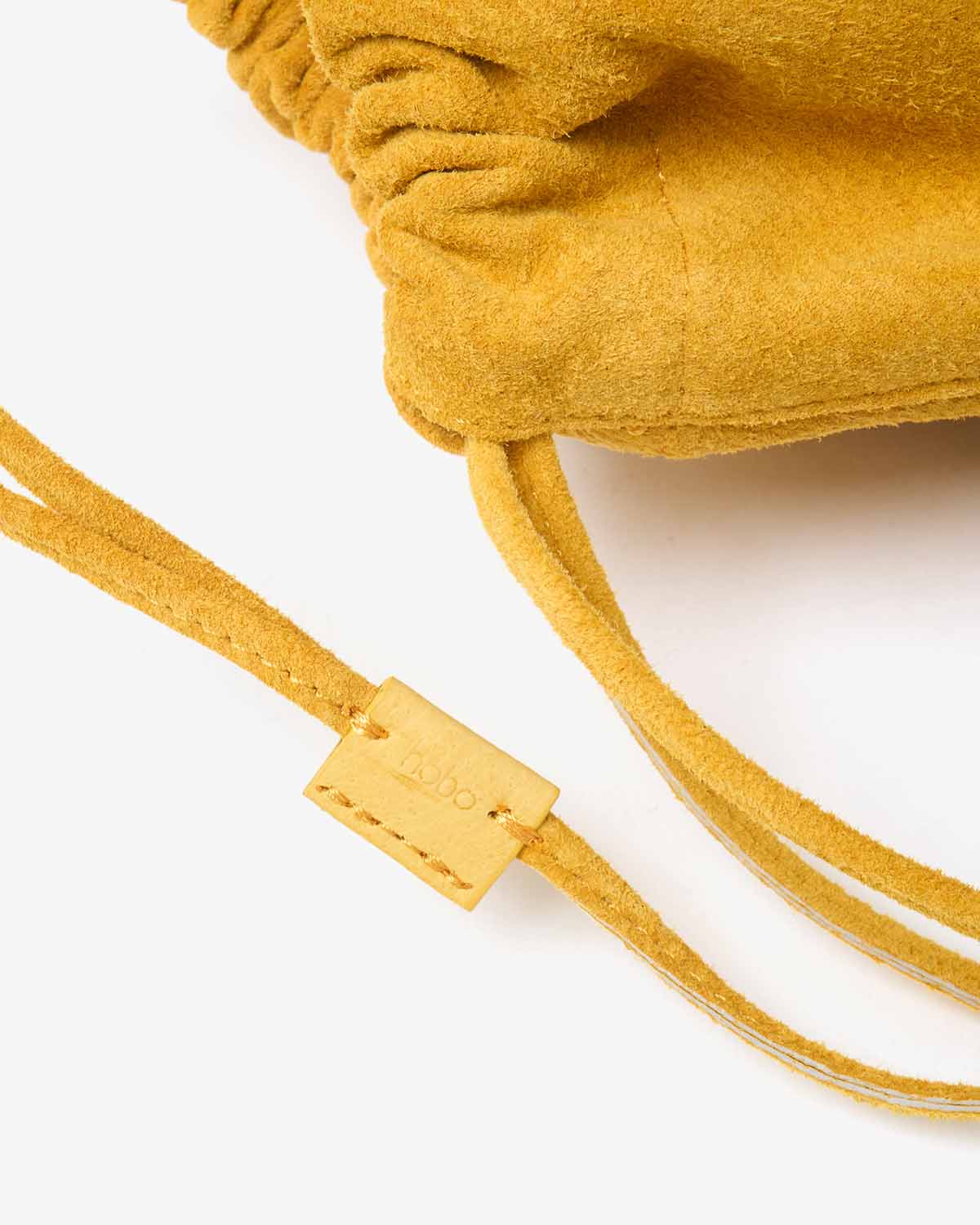 DRAWSTRING POUCH PIG SUEDE