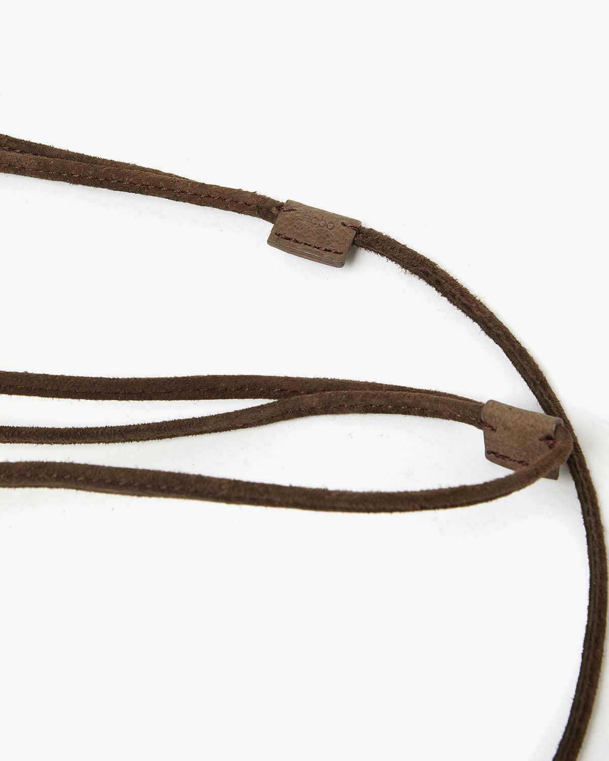 DRAWSTRING POUCH PIG SUEDE