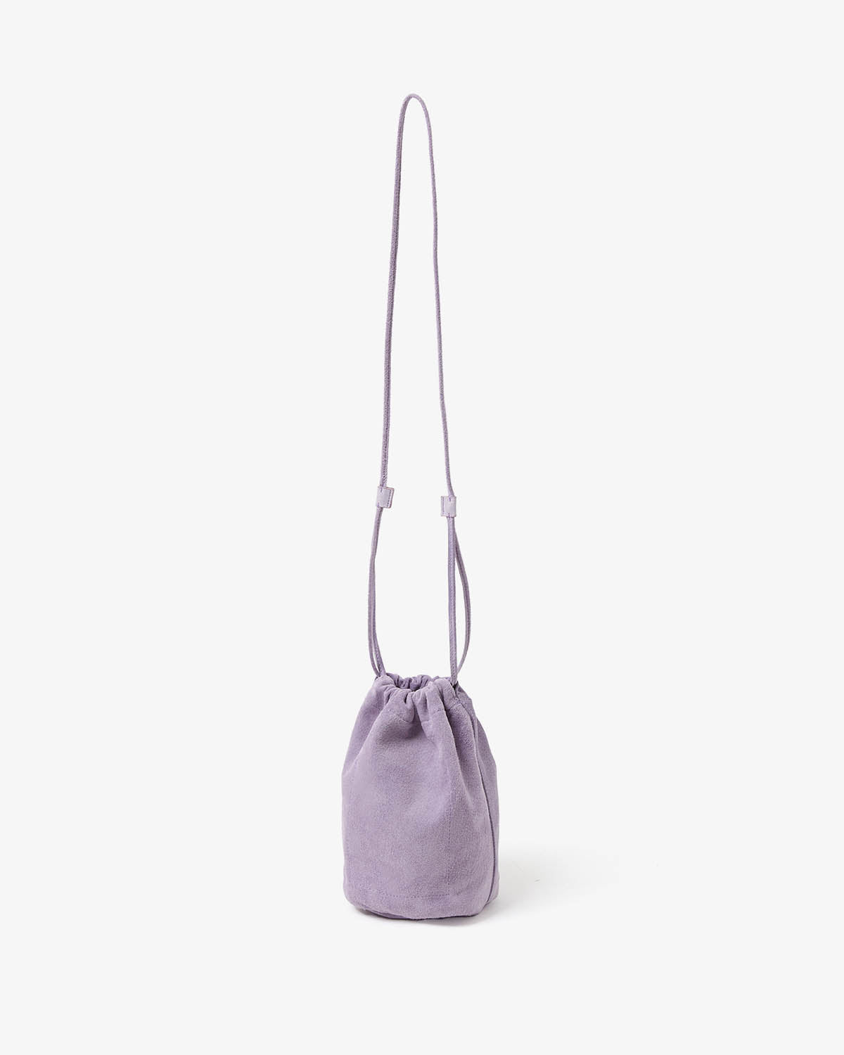 DRAWSTRING POUCH PIG SUEDE