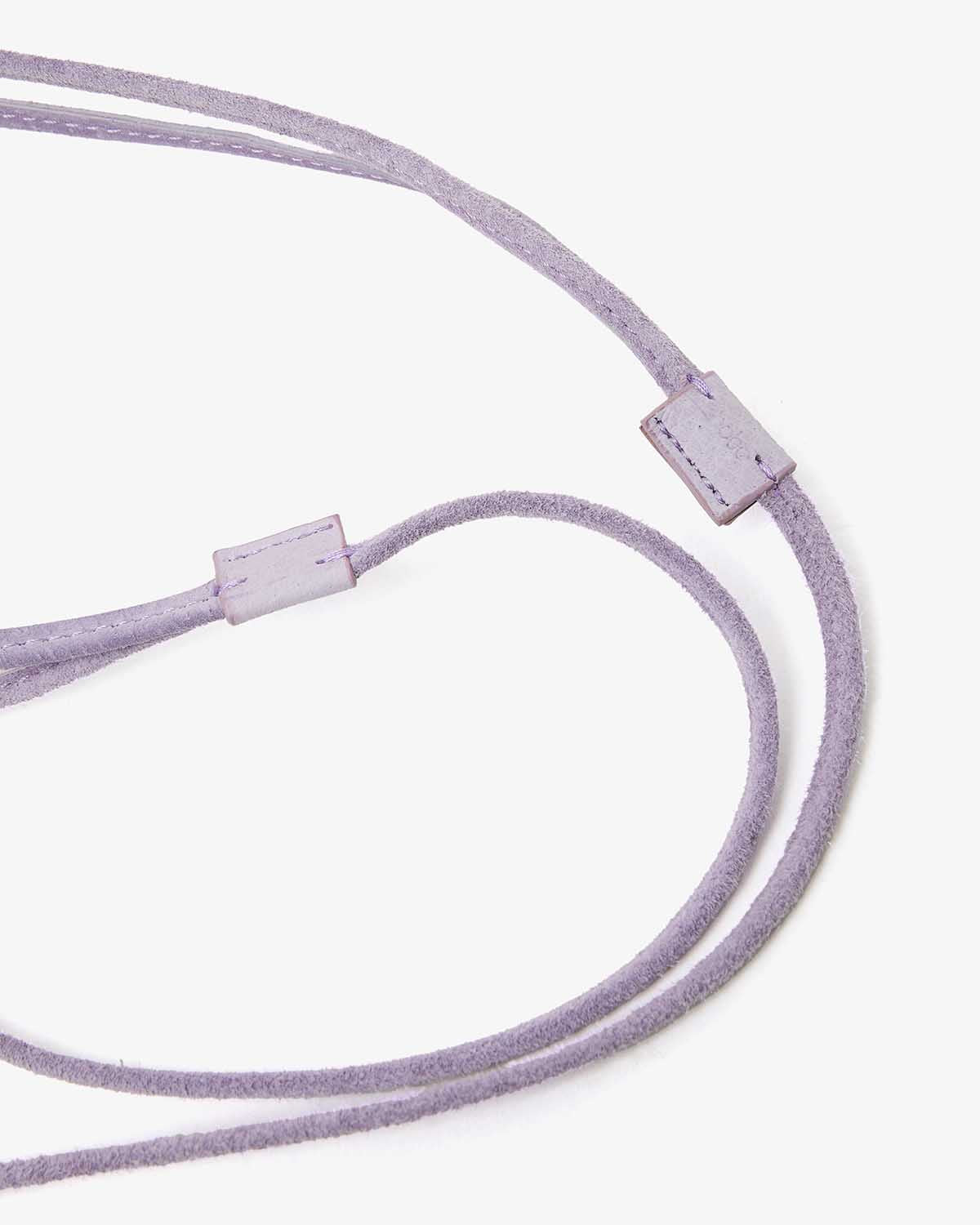 DRAWSTRING POUCH PIG SUEDE