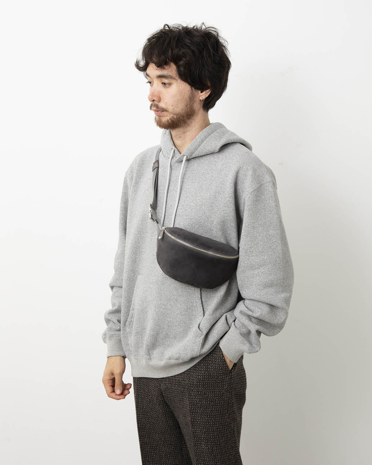 WAIST POUCH PIG SUEDE