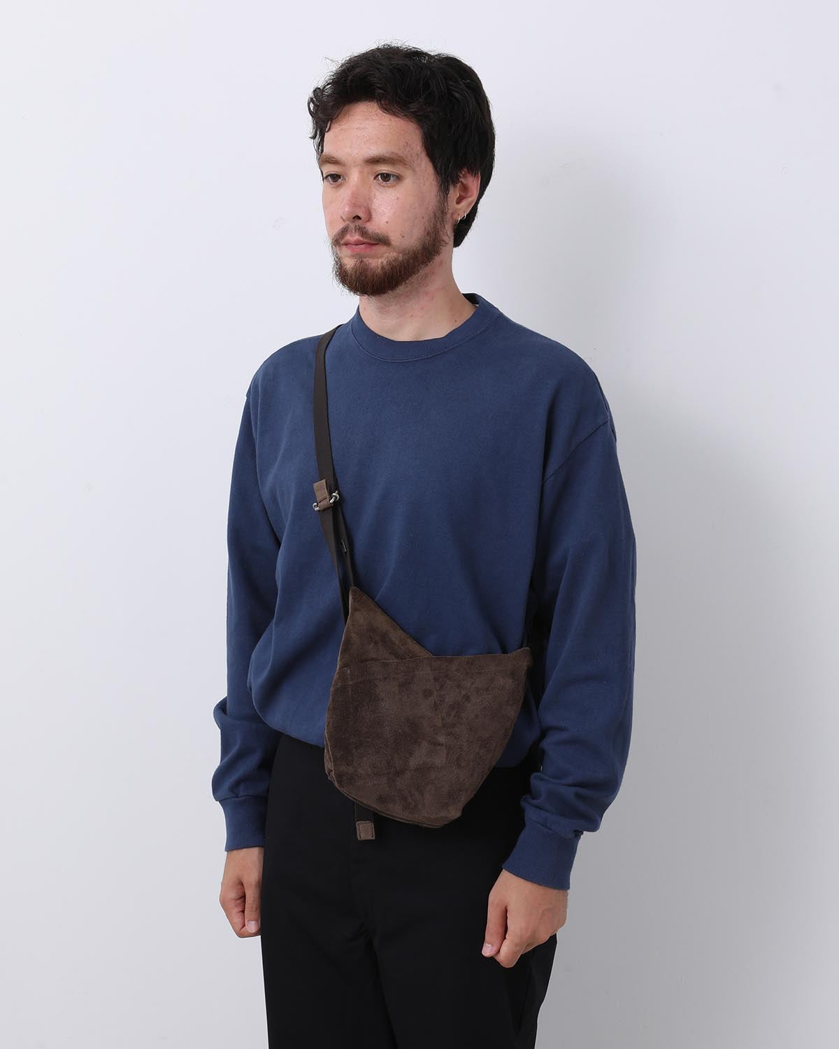 AZUMA SHOULDER BAG S PIG SUEDE