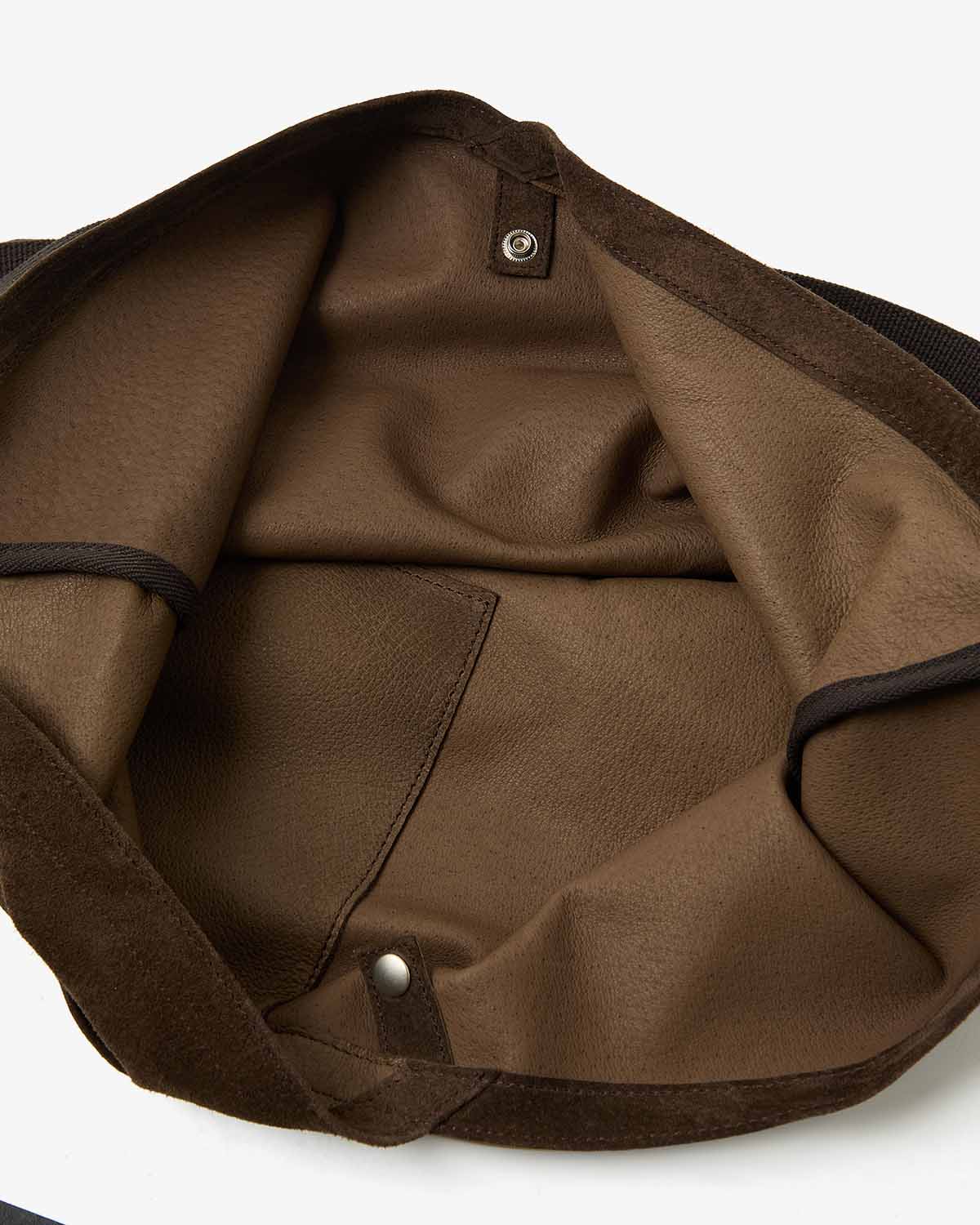 AZUMA SHOULDER BAG M PIG SUEDE