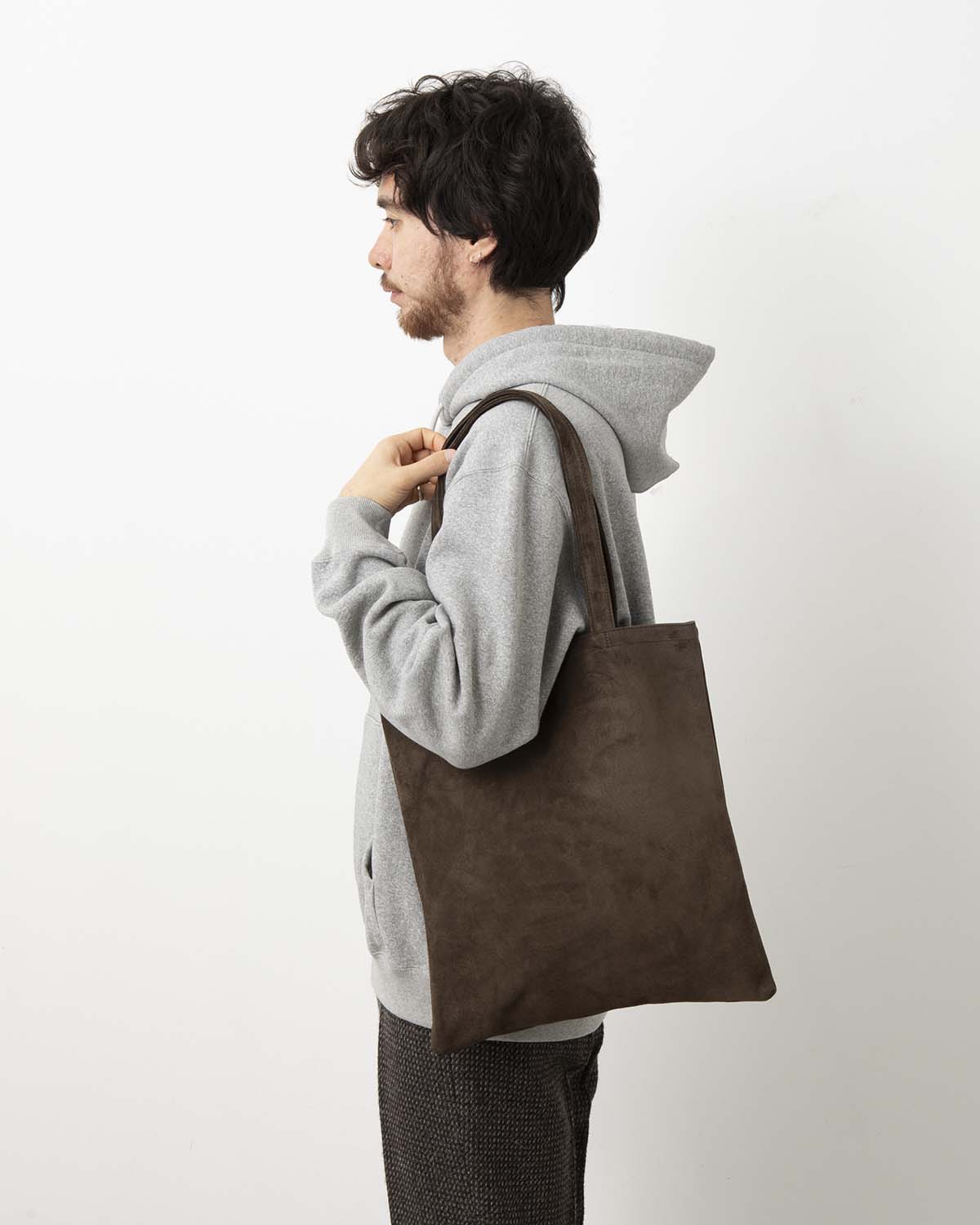 STROLL TOTE BAG PIG SUEDE