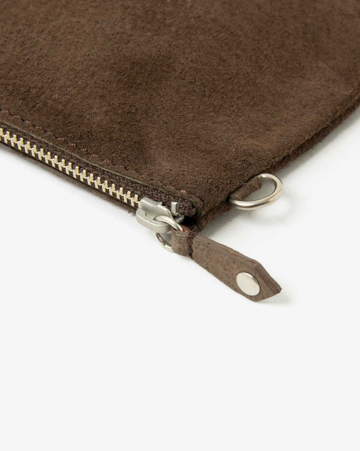 UTILITY CASE M PIG SUEDE