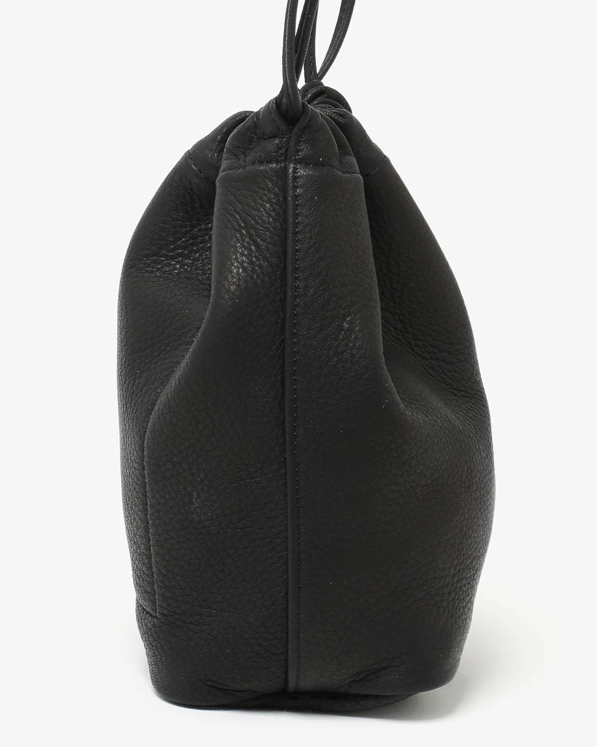 DRAWSTRING POUCH DEER LEATHER