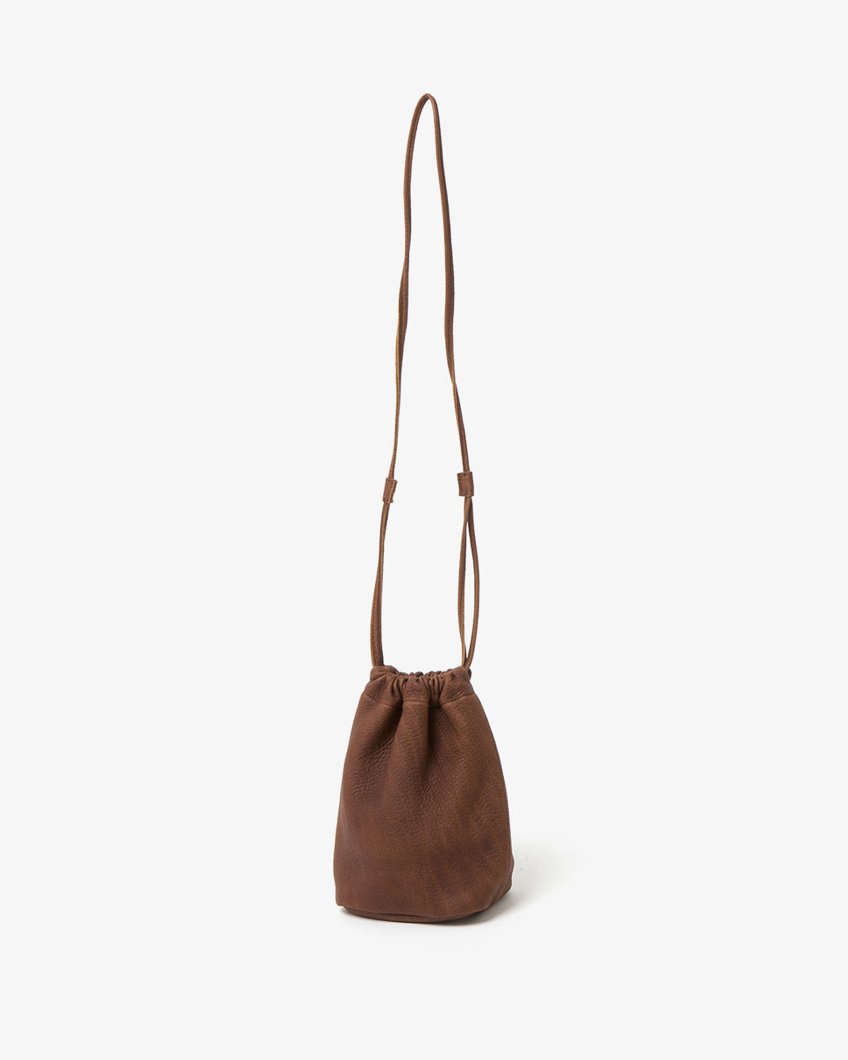 DRAWSTRING POUCH DEER LEATHER
