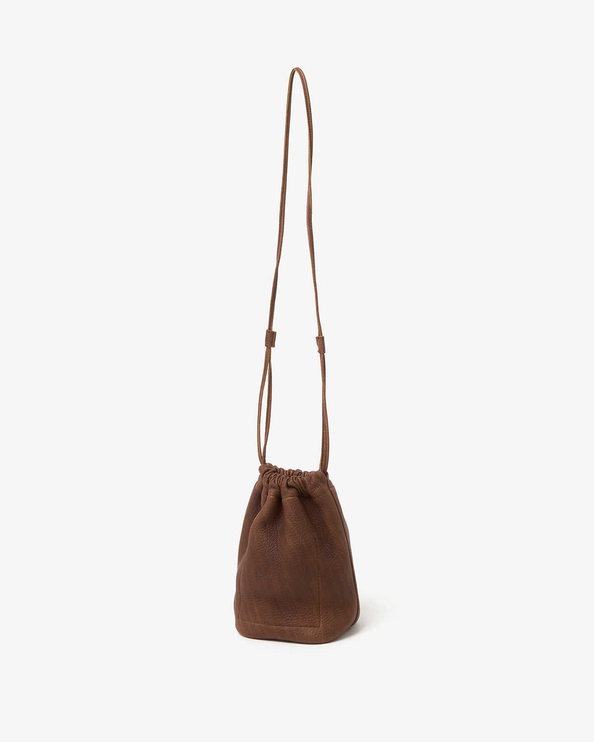 DRAWSTRING POUCH DEER LEATHER