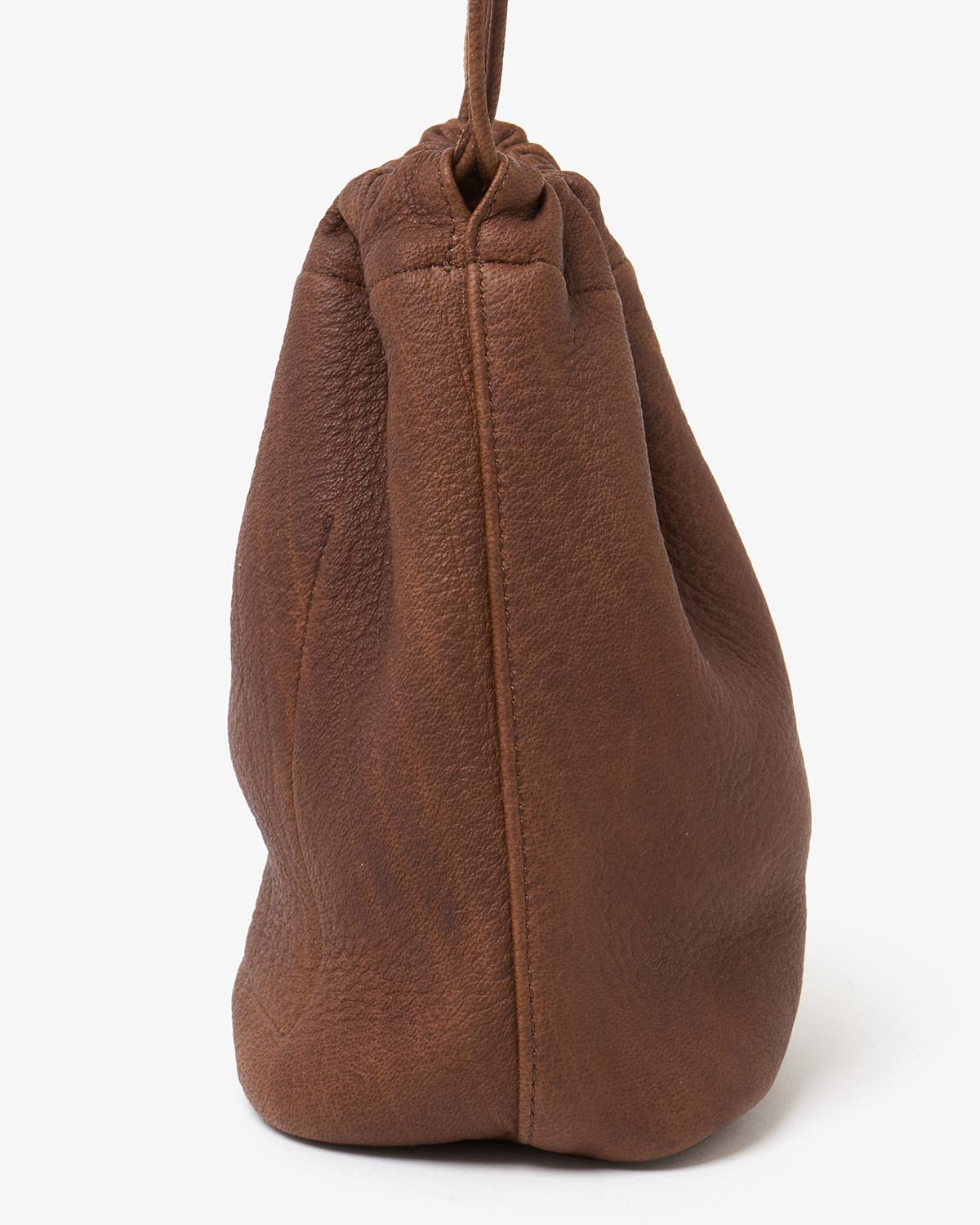 DRAWSTRING POUCH DEER LEATHER