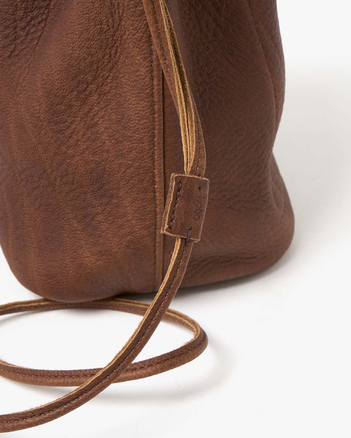DRAWSTRING POUCH DEER LEATHER