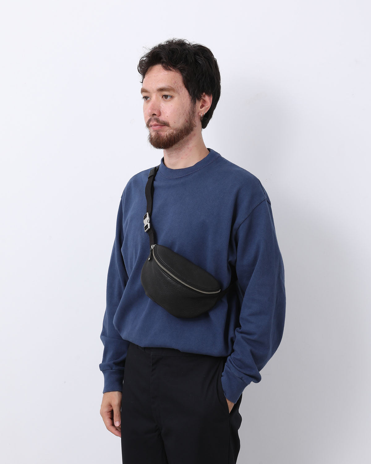 WAIST POUCH DEER LEATHER