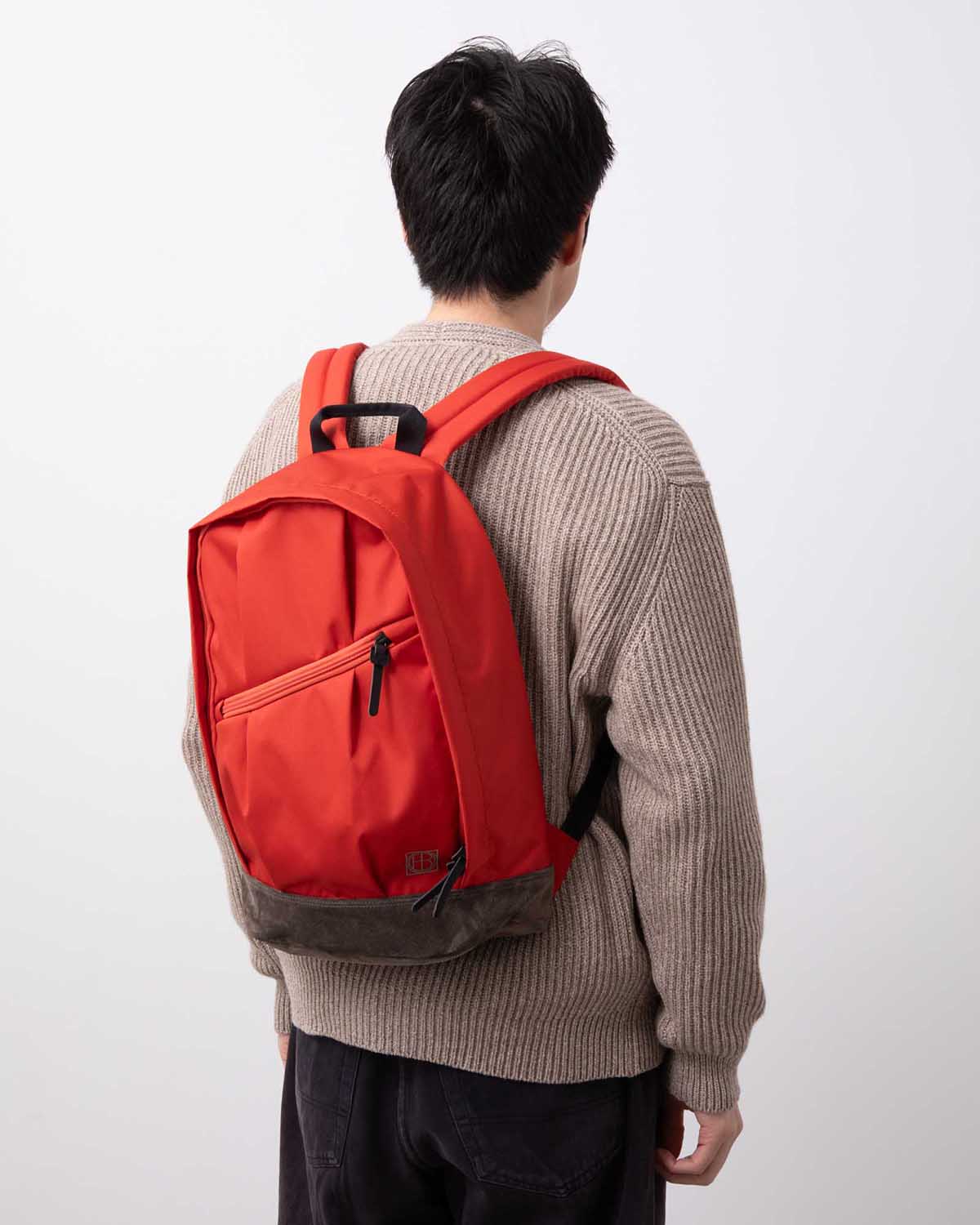 DAYPACK 17L POLYESTER OXFORD CORDURA® WITH PIG SUEDE