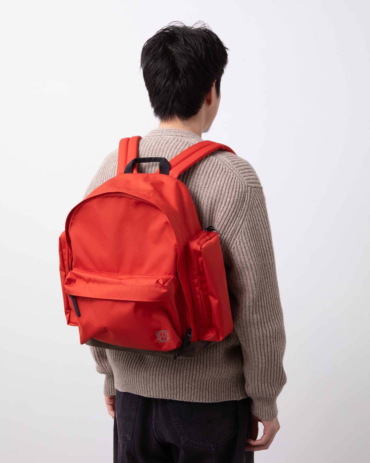 BACKPACK 20L POLYESTER OXFORD CORDURA® WITH PIG SUEDE